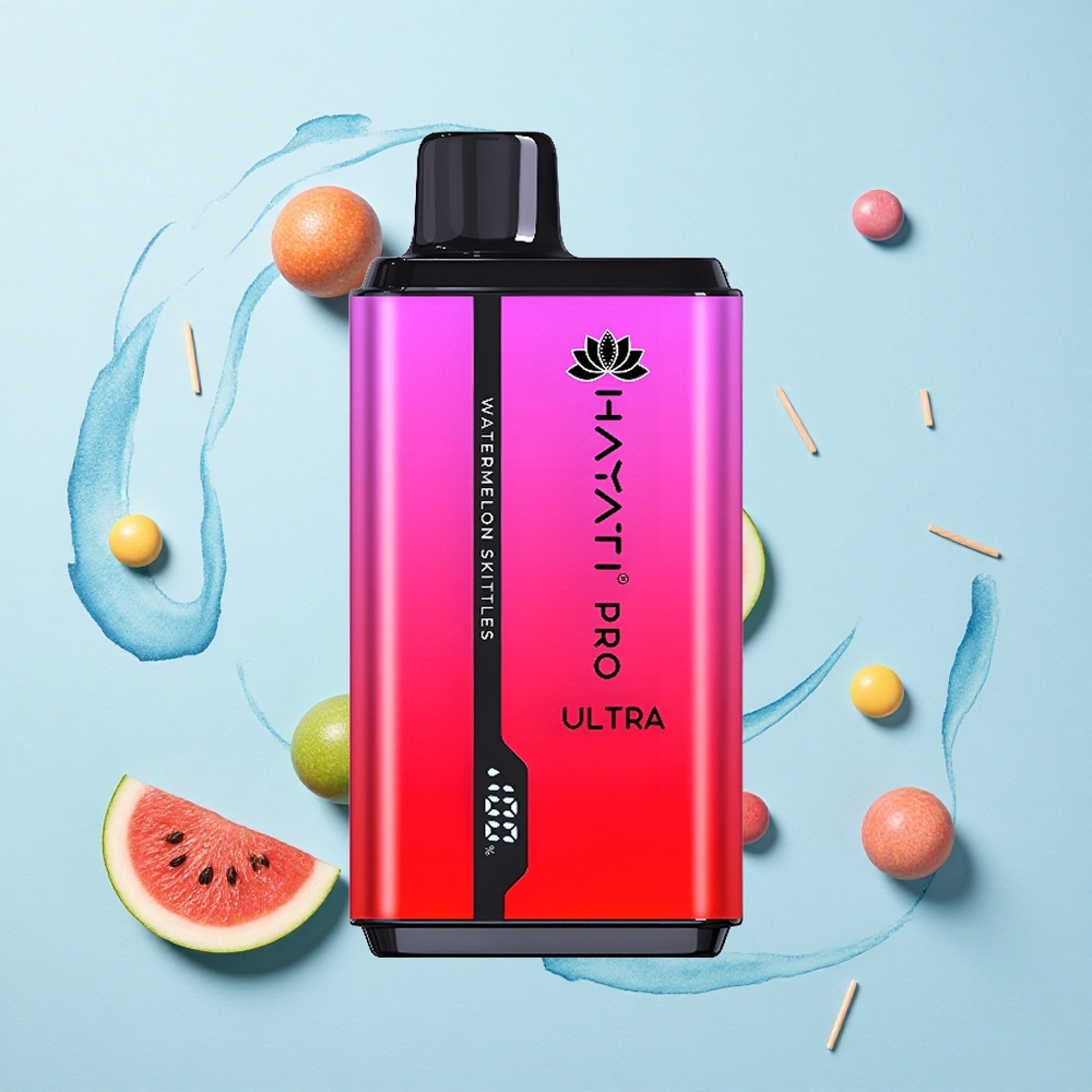 Hayati Pro Ultra 15000 Puffs Watermelon Skittles 850mAh 12ml 2%