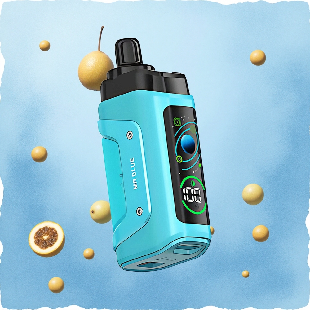 Razz Bar 45000 Puffs Blue Mesh Adjustable