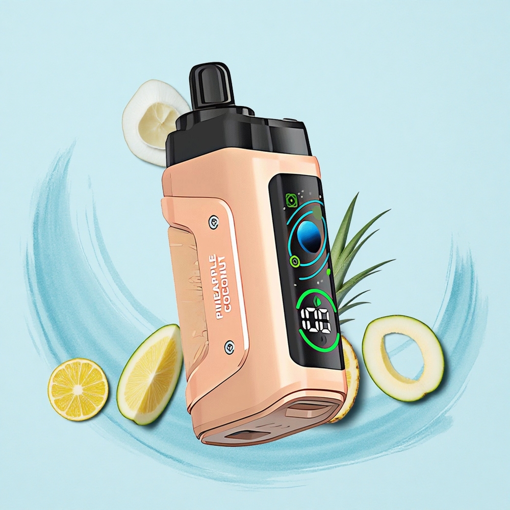 Razz Bar 45000 Puffs Coconut Pineapple Mesh Coil Rechargeable