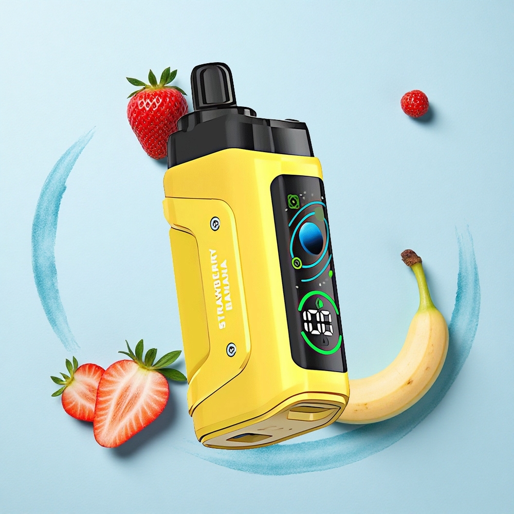 Razz Bar 45000 Puffs Strawberry Banana Mesh Airflow