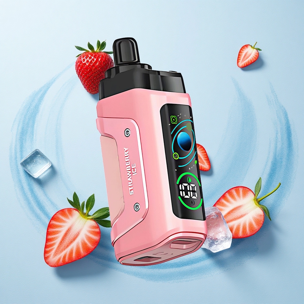 Razz Bar 45000 Puffs Strawberry Ice Mesh Rechargeable