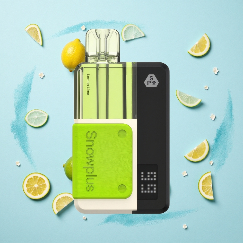 Snowplus Swift 15000 Puffs Pod Kit Lime Breeze Dual Mesh 2+10ml Pod Kit