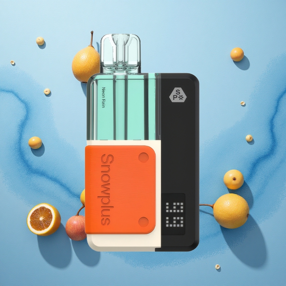 Snowplus Swift 15000 Puffs Pod Kit Neon Rain Dual Mesh Refillable Pod Kit