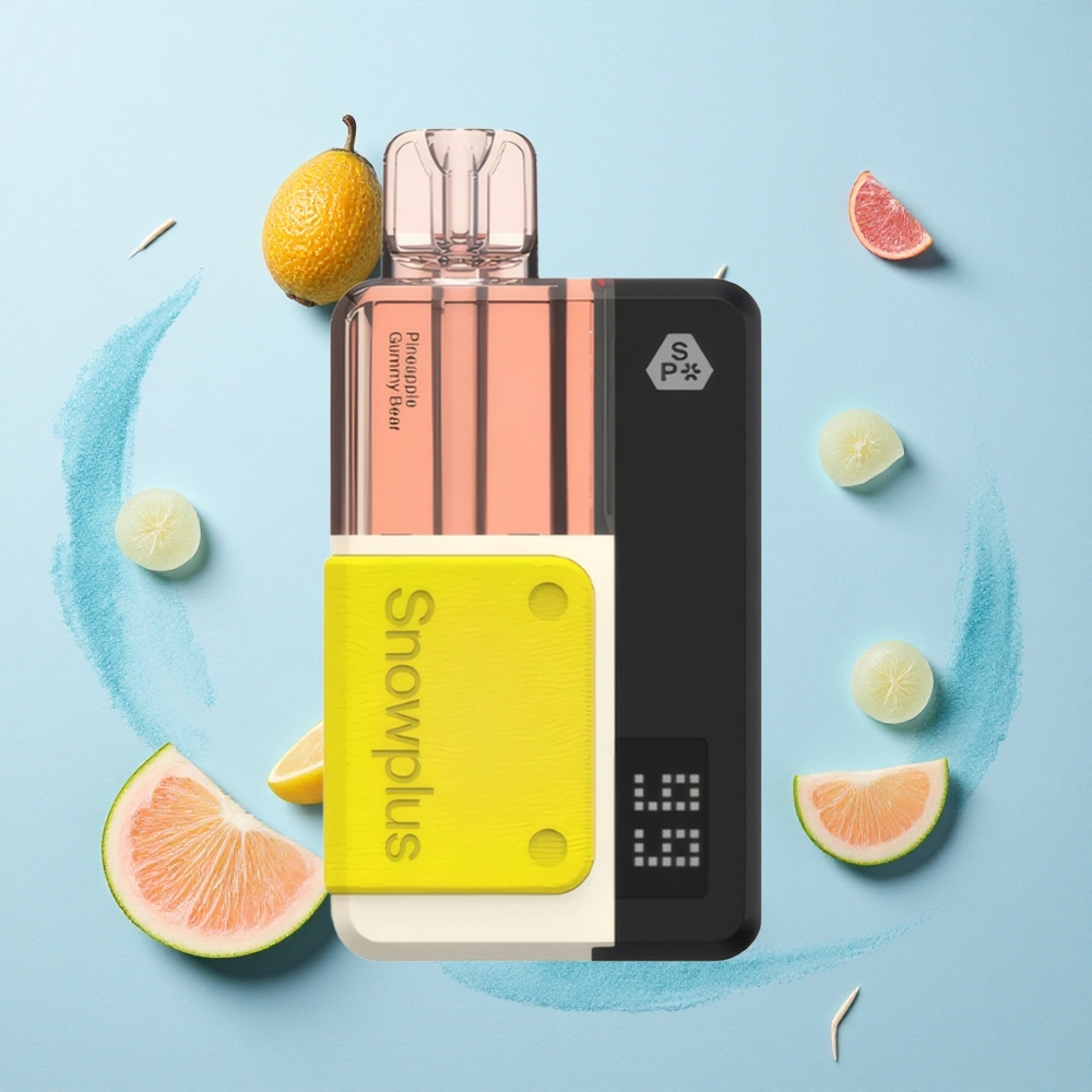 Snowplus Swift 15000 Puffs Pod Kit Pineapple Gummy Bear Dual Mesh 2+10ml Refillable