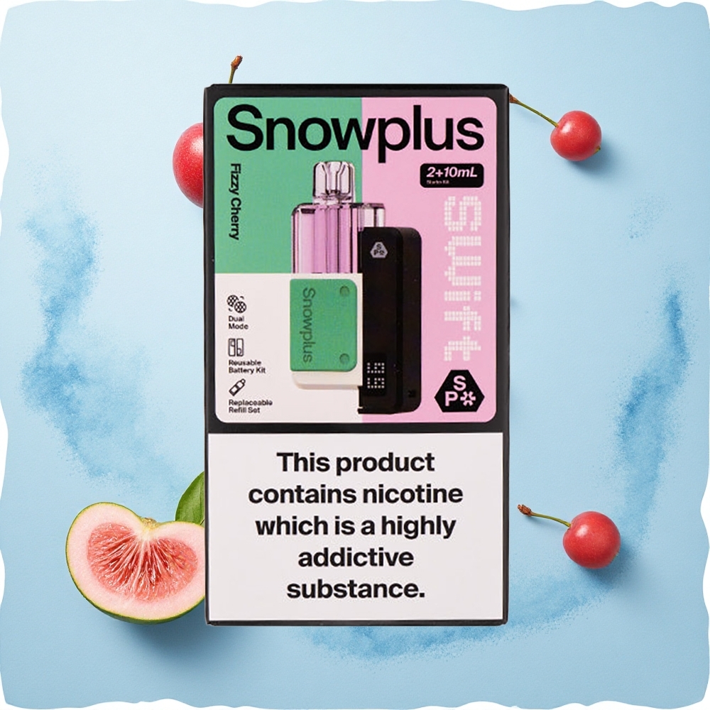 Snowplus Swift 5000 Puffs Fizzy Cherry Dual Mesh 1000mAh