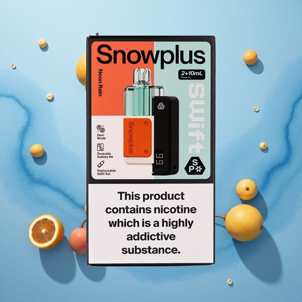 Snowplus Swift 5000 Puffs Neon Rain Dual Mesh 1000