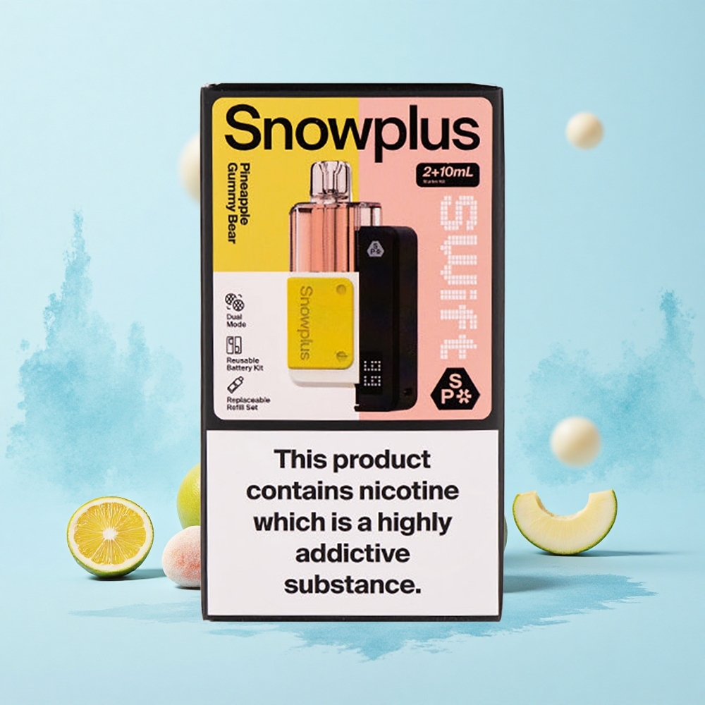 Snowplus Swift 5000 Puffs Pineapple Gummy Bear Dual Mesh 1000mAh